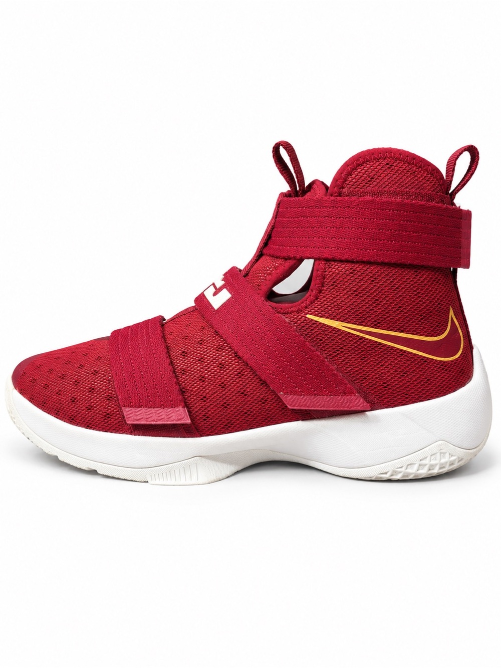 Nike Kids' Red Strap Basketball Sneakers